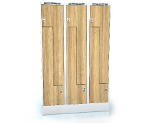 Cloakroom locker Z-shaped doors ALDERA 1920 x 1200 x 500